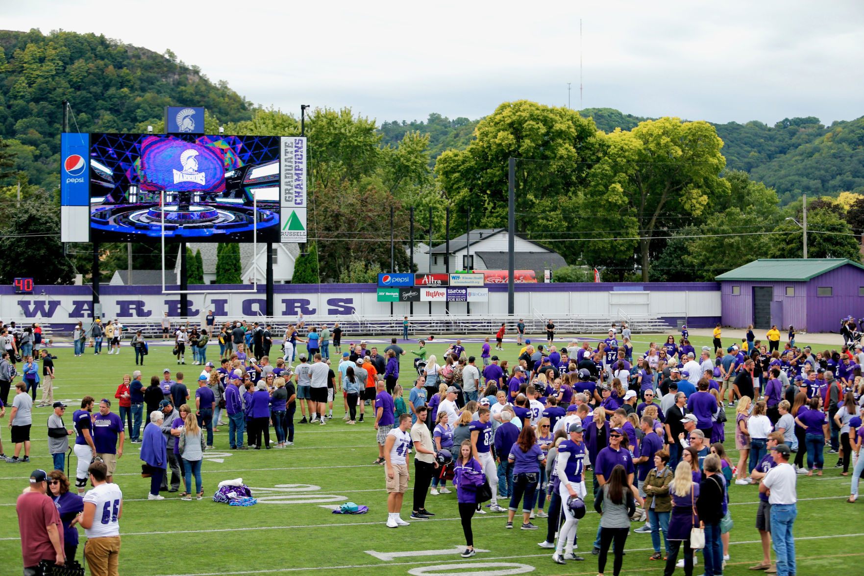 WSU FB vs Wayne State